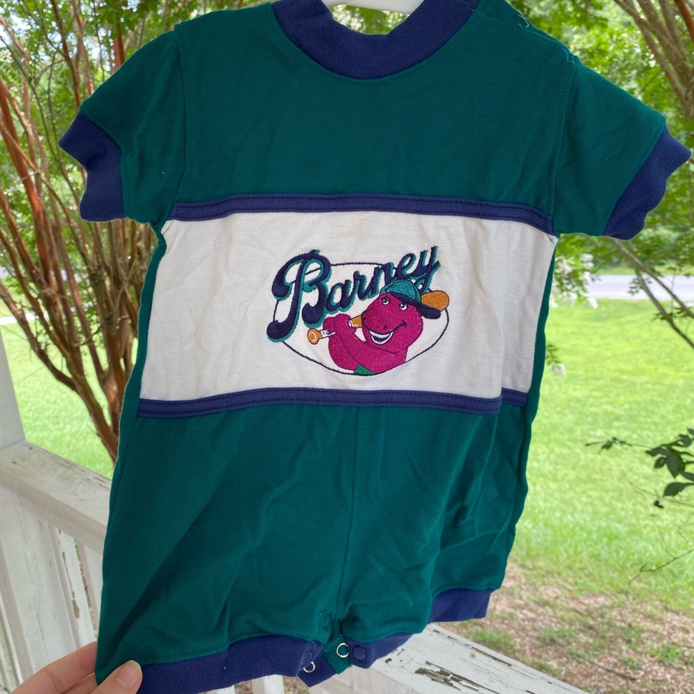 Vintage Barney romper